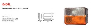 ÜÇLER 275 MASSEY FERGUSON SİNYAL LAMBA (SOKETLİ)(KABLOLU)