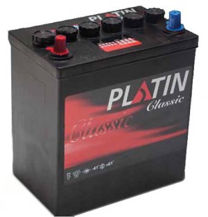 PLATİN 12 VOLT 36 AMPER Hibrid NS40 DAR TERS TAM KAPALI AKÜ
