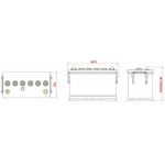 PLATİN 12 VOLT 105 AMPER Hibrid D2 DÜZ TRAKTÖR AKÜSÜ Resim 2