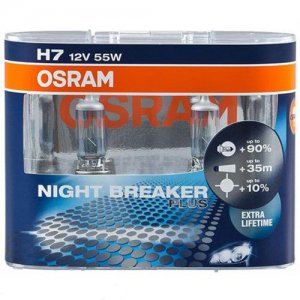 OSRAM 12 VOLT H7 55W NBP % 90 FAZLA IŞIK % 10 BEYAZ IŞIK İKİ KAT UZUN ÖMÜR