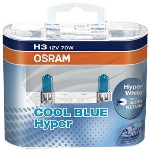 OSRAM 12 VOLT H3 55W CBH BEYAZ IŞIK 5000 KELVİN 